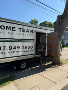 Mover loading hometeammoving truck